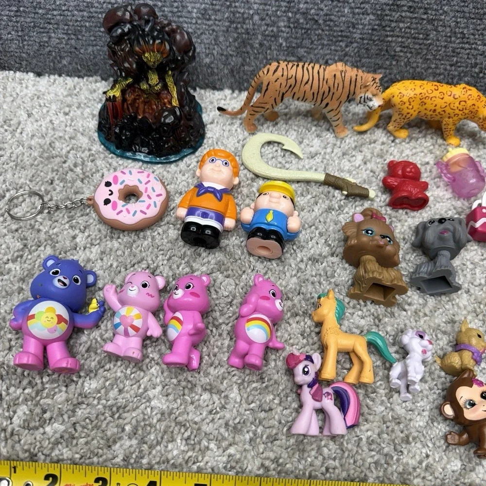 Huge lot toys‎ figures Care Bears rabbits dogs animals and more AS IS